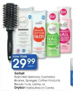 Clicks Sorbet, Drybar offer