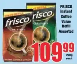 Boxer Frisco Instant Coffee Value Refill Assorted offer
