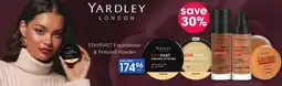 Clicks YARDLEY LONDON STAYFAST Foundation & Pressed Powder offer