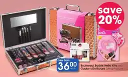 Clicks Boulevard, Barbie, Hello Kitty and Gabby's Dollhouse Gifting Products offer