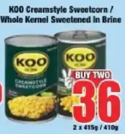 Boxer KOO Creamstyle Sweetcorn offer