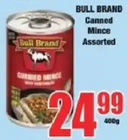 Boxer Bull Brand Canned Mince Assorted offer