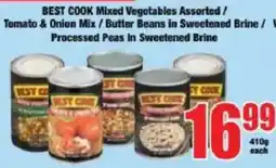 Boxer BEST COOK Mixed Vegetables Assorted offer