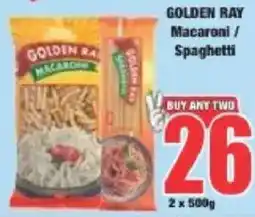 Boxer GOLDEN RAY Macaroni / Spaghetti offer