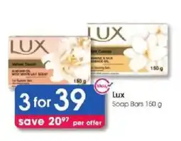 Clicks Lux Soap Bars offer