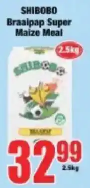 Boxer SHIBOBO Braaipap Super Maize Meal offer
