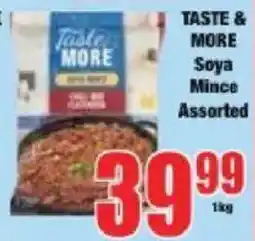 Boxer Taste MORE Soya Mince Assorted offer