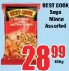 Boxer BEST COOK Soya Mince Assorted offer