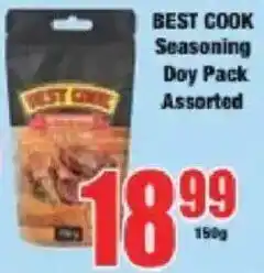 Boxer BEST COOK Seasoning Doy Pack Assorted offer