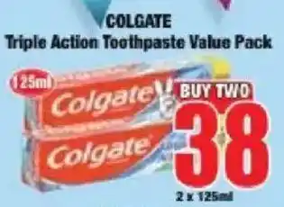 Boxer Colgate Triple Action Toothpaste Value Pack offer