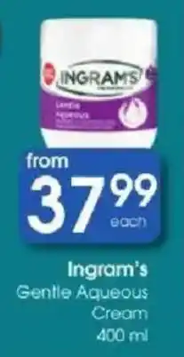 Clicks Ingram's Gentle Aqueous Cream offer