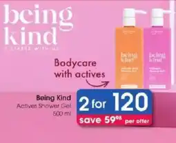 Clicks Being Kind Actives Shower Gel offer