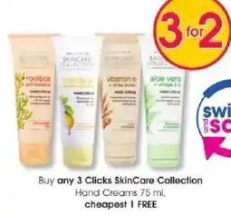 Clicks Clicks SkinCare Collection Hand Creams offer