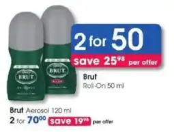 Clicks Brut Roll-On offer