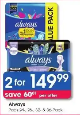 Clicks Always Pads offer