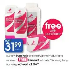 Clicks Femivat Feminine Hygiene Product offer