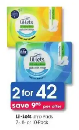 Clicks Lil-Lets Ultra Pads offer