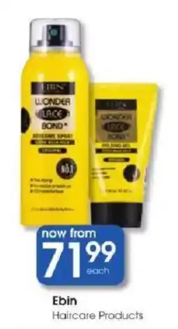 Clicks Ebin Haircare Products offer