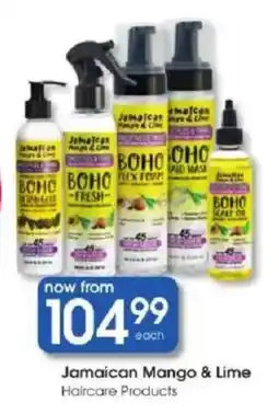Clicks Jamaican Mango & Lime Haircare Products offer