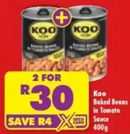 Shoprite Koo Baked Beans in Tomato Sauce offer