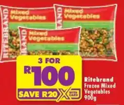 Shoprite Ritebrand Frozen Mixed Vegetables offer