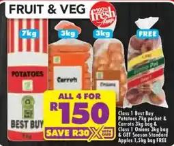 Shoprite Potatoes offer
