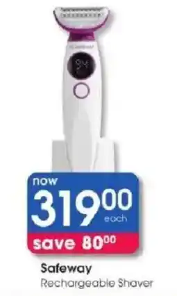 Clicks Safeway Rechargeable Shaver offer