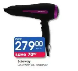 Clicks Safeway 2200 Watt DC Hairdryer offer