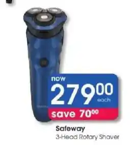 Clicks Safeway 3-Head Rotary Shaver offer