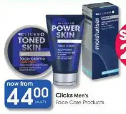 Clicks Clicks Men's Face Care Products offer