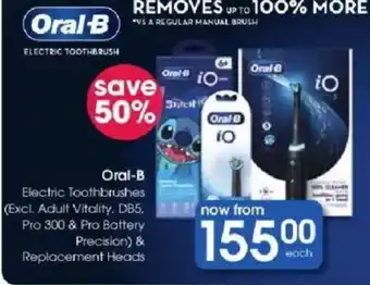 Clicks Oral-B Electric Toothbrushes offer