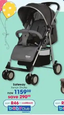 Clicks Safeway Xenon Stroller offer