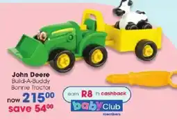 Clicks John Deere Build-A-Buddy Bonnie Tractor offer