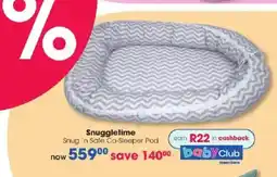 Clicks Snuggletime Snug 'n Safe Co-Sleeper Pod offer