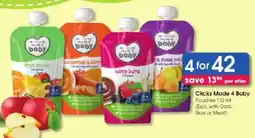 Clicks Clicks Made 4 Baby Pouches offer