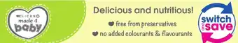 Clicks Clicks+ made 4 baby offer
