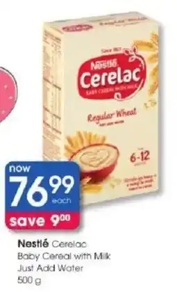 Clicks Nestlé Cerelac Baby Cereal with Milk offer