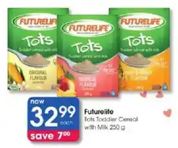 Clicks Futurelife Tots Toddler Cereal offer