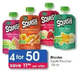 Clicks Rhodes Squish Pouches offer