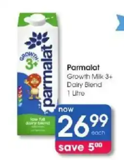 Clicks Parmalat Growth Milk 3+ Dairy Blend offer