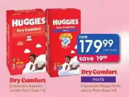 Clicks Huggies Dry Comfort Disposable Nappy Pants offer