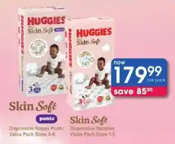 Clicks Huggies Skin Soft pants offer