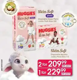Clicks Huggies Skin Soft Disposable Nappies offer