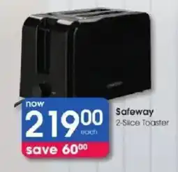 Clicks Safeway 2-Slice Toaster offer