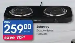 Clicks Safeway Double-Spiral Hotplate offer