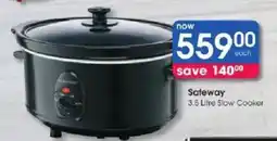 Clicks Safeway 3.5 Litre Slow Cooker offer