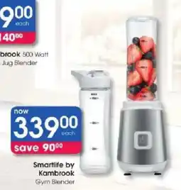 Clicks Smartlife by Kambrook Gym Blender offer