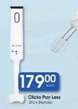 Clicks Stick Blender offer