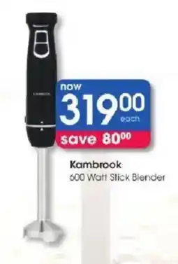 Clicks Kambrook 600 Watt Stick Blender offer