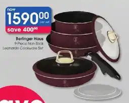 Clicks Berlinger Haus Leonardo Cookware Set offer
